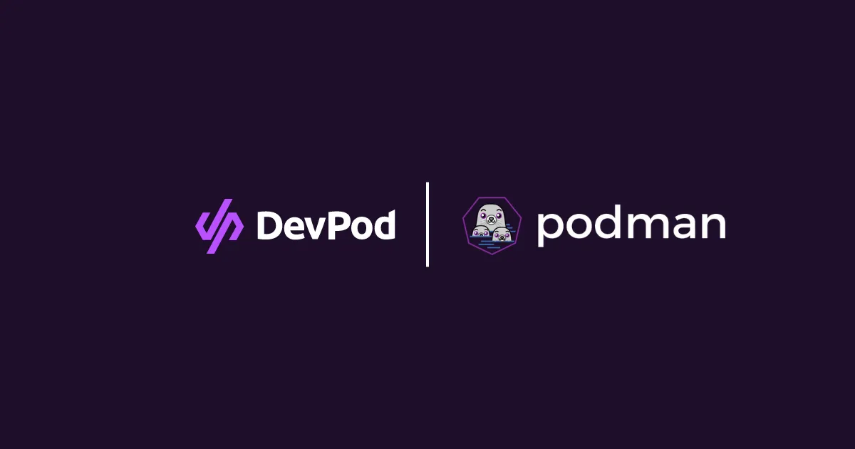 Using Podman with Devpod